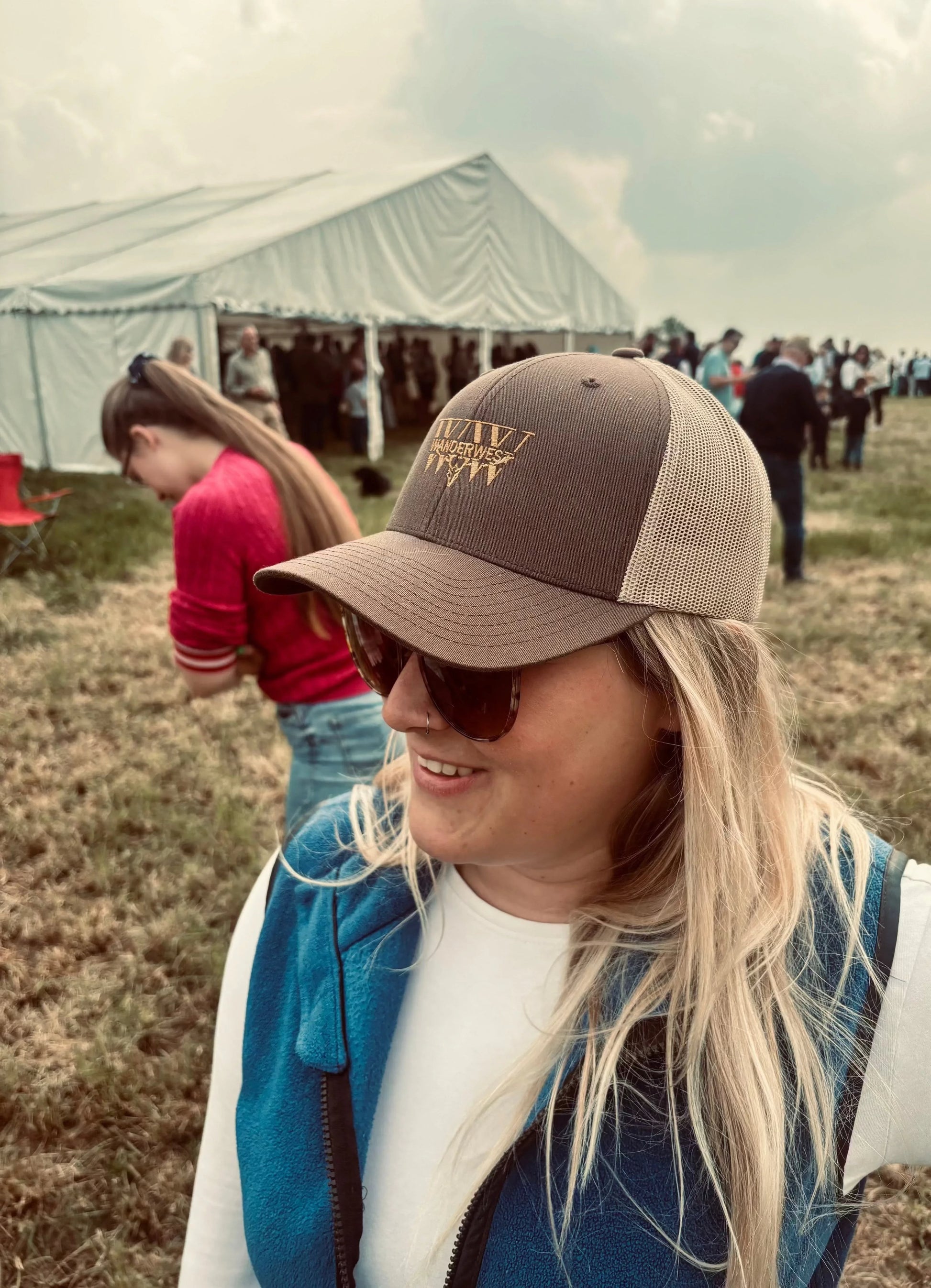 WanderWest Rusted Barn Trucker – Brown/Khaki - WanderWest