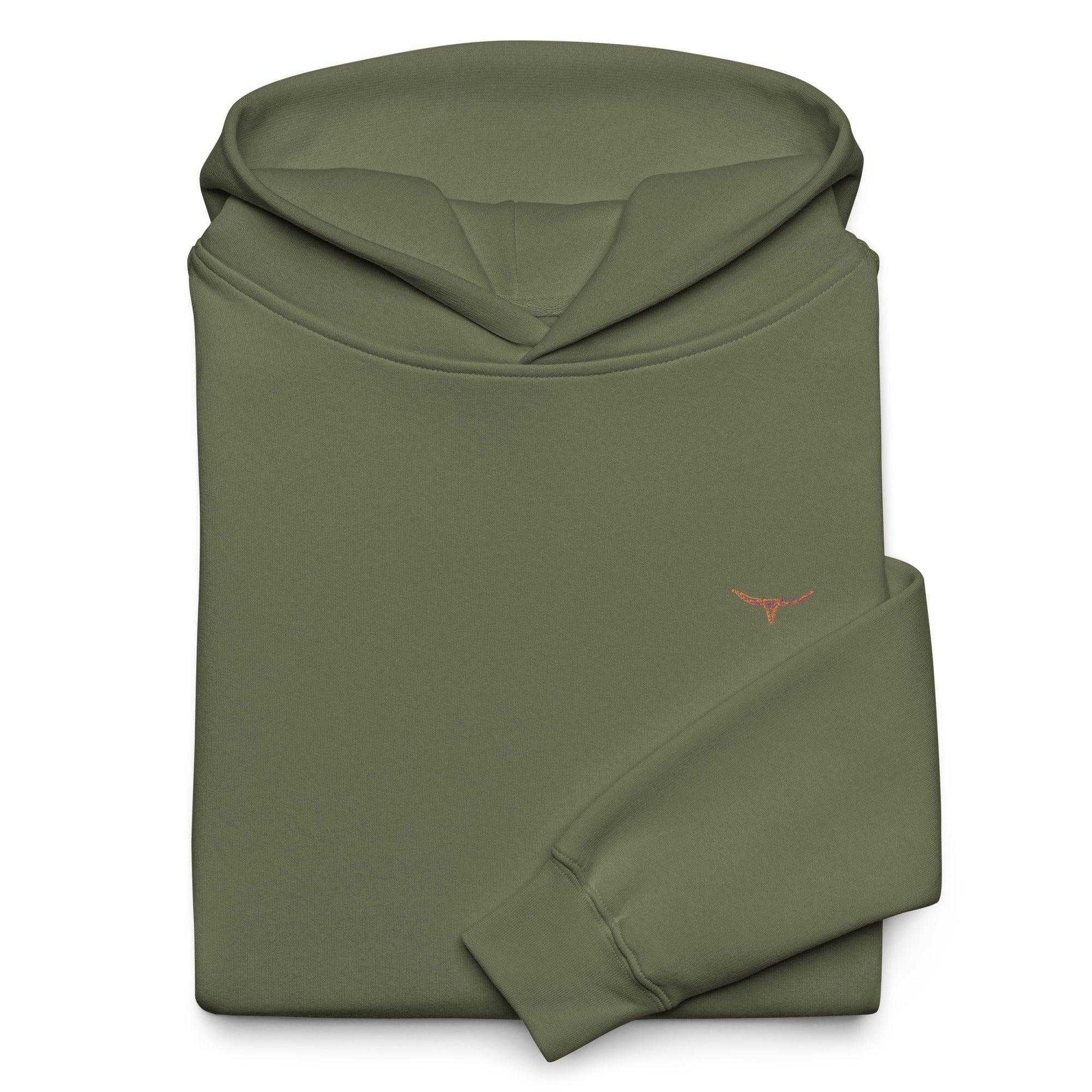 Longhorn Frontier Trail Oversized Hoodie – Cypress - WanderWest