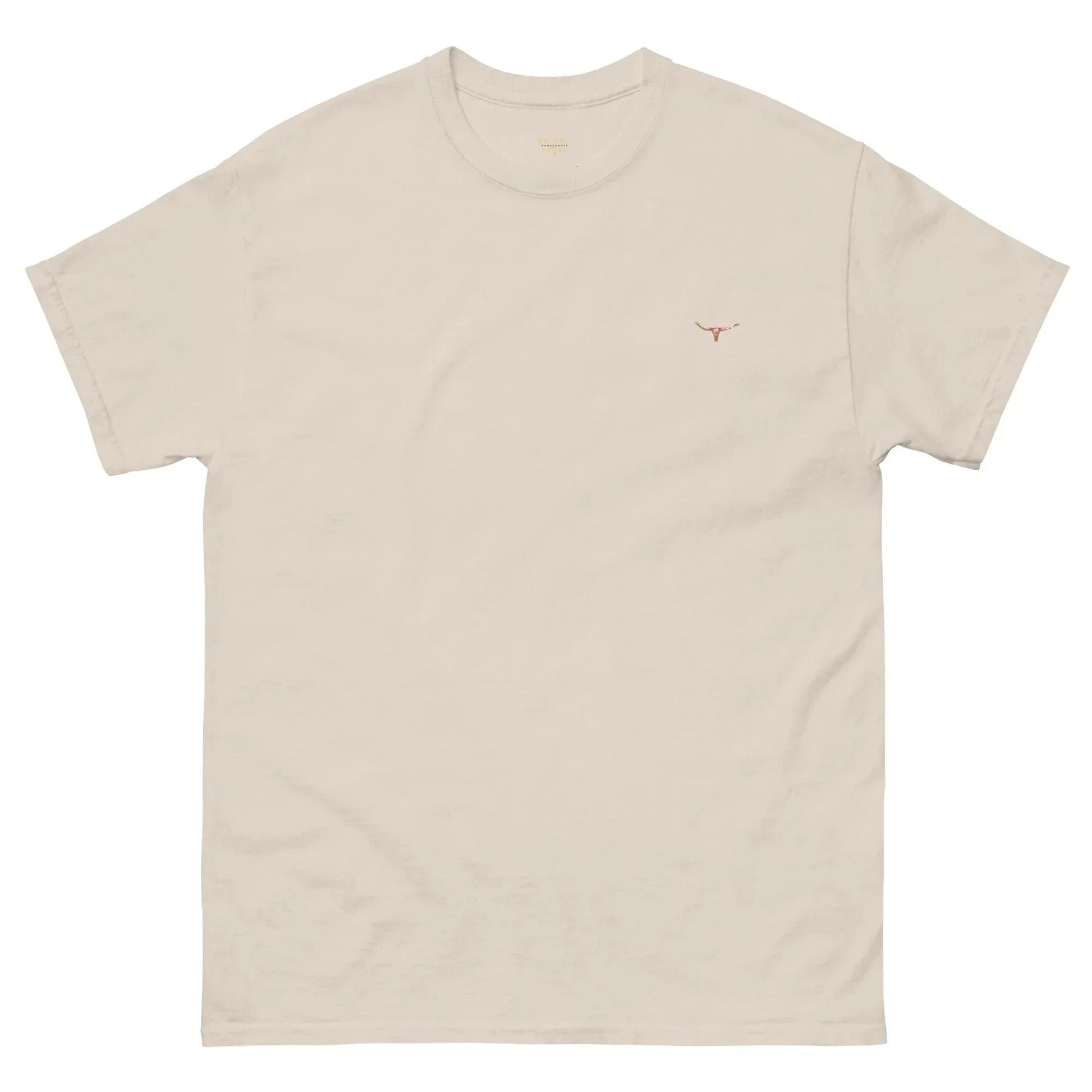 Longhorn Bull Skull Homestead Tee – Natural - WanderWest