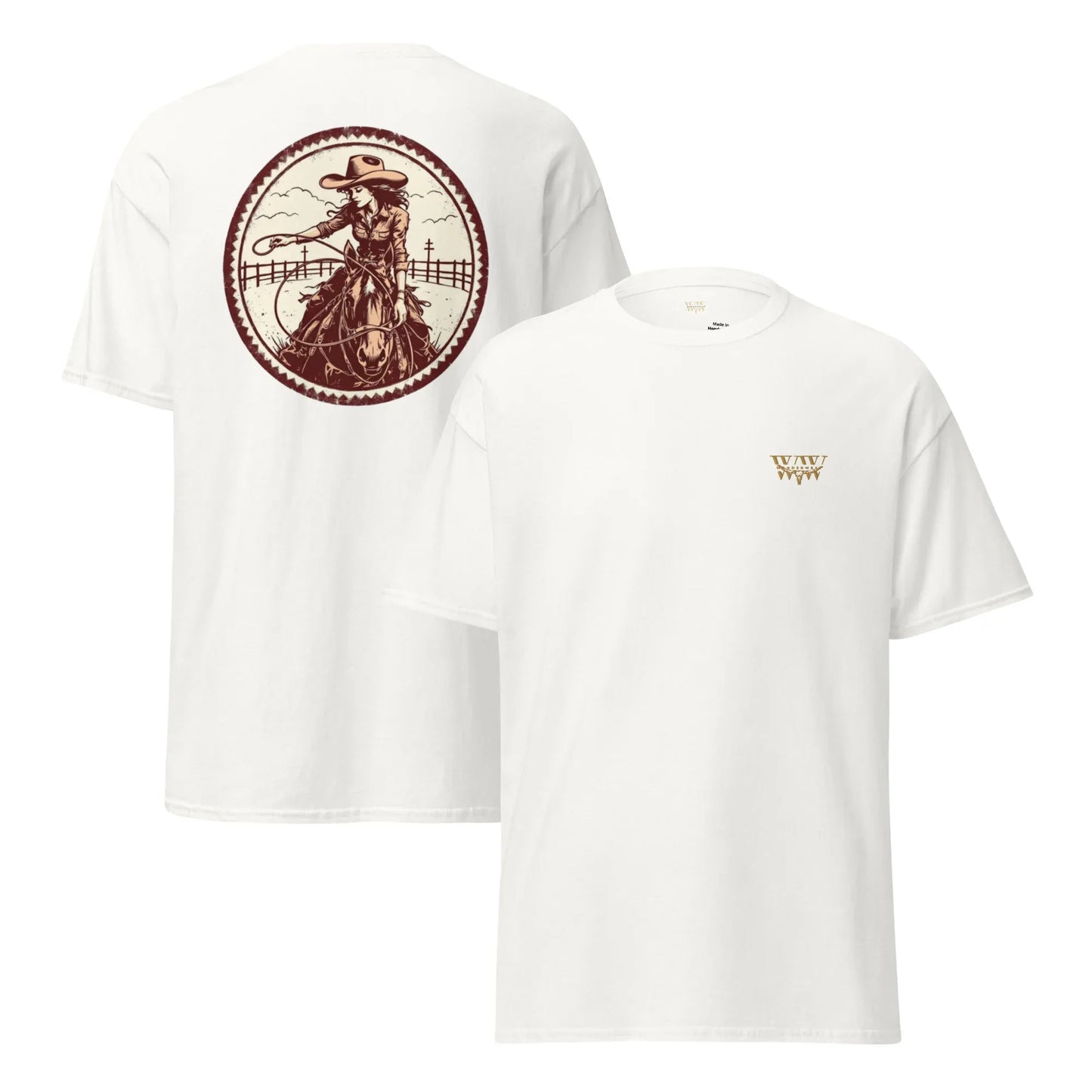 Discover the Prairie Rose Tee: a 100% cotton, unisex shirt designed for effortless style, comfort, and perfect layering. Experience versatile fashion today!